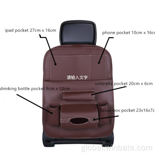 Car Organizers High Quality Polyester Waterproof Car Seat Back Organizer Supplier